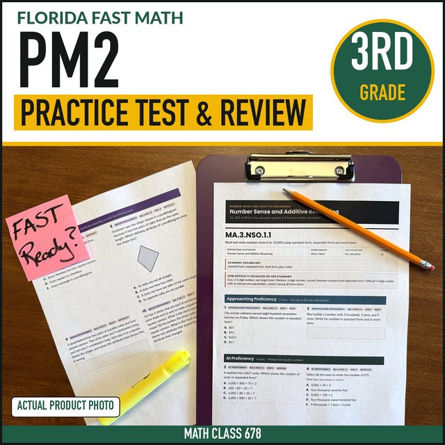 Cover of the Grade 3 PM2 Practice + Mock Form