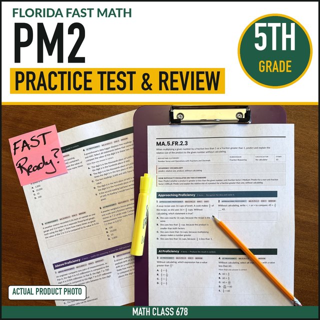 Cover of the Grade 5 PM2 Practice + Mock Form