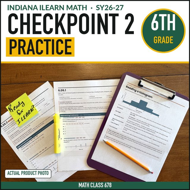 Cover of the Grade 6 Checkpoint 2 Practice
