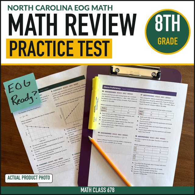 Cover of the Grade 8 Full-Year Practice