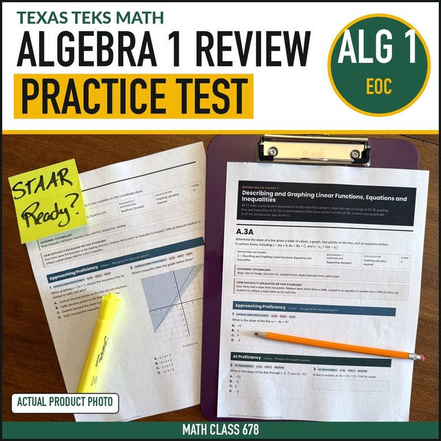 Cover of the Algebra I Full-Course Practice