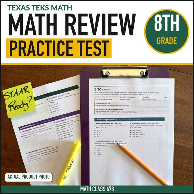 Cover of the Grade 8 Full-Year Practice